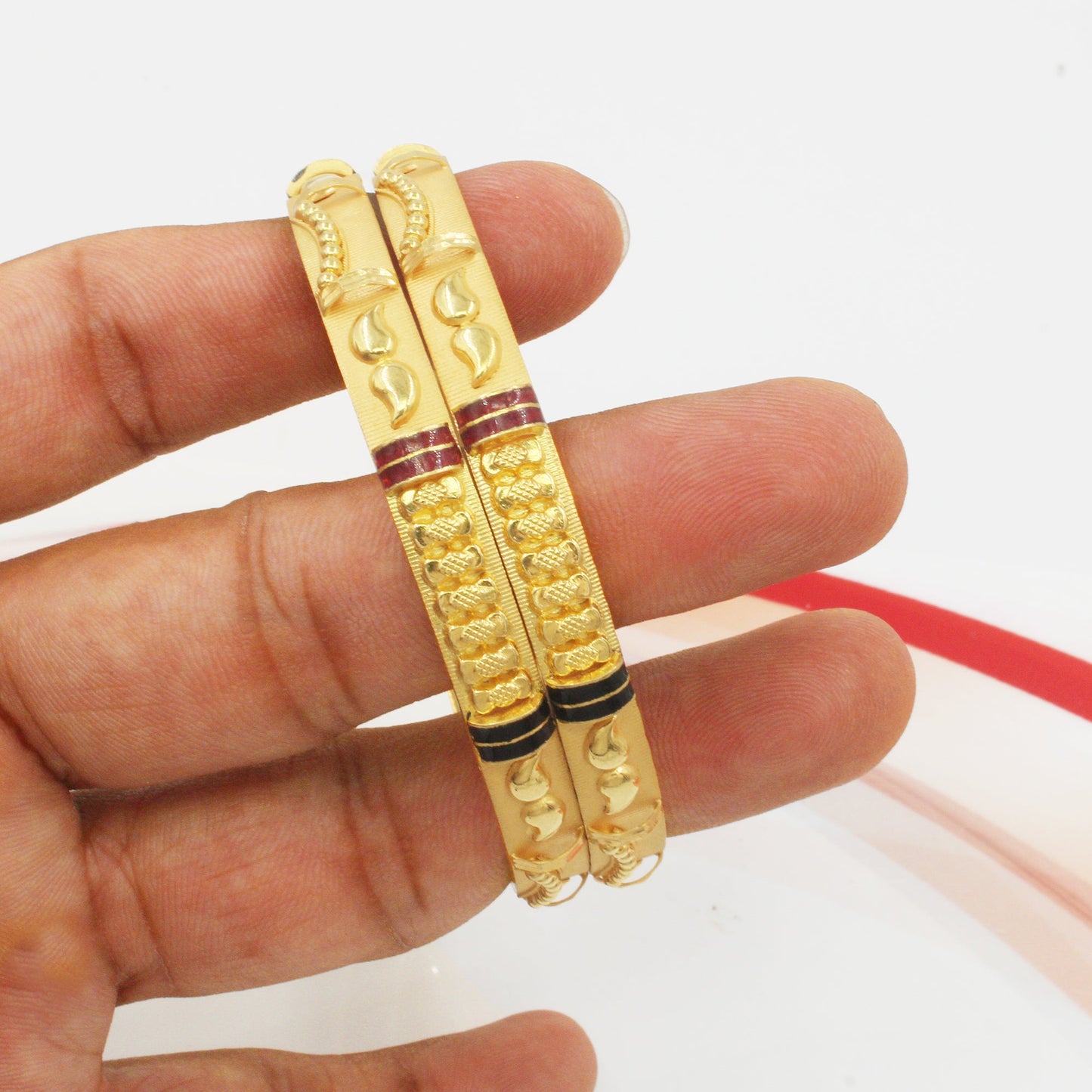 22k yellow gold handmade traditional indian bangle bracelet kada pair jewelry stamped 22k/916, indian gold churi, women bracelet bangle,