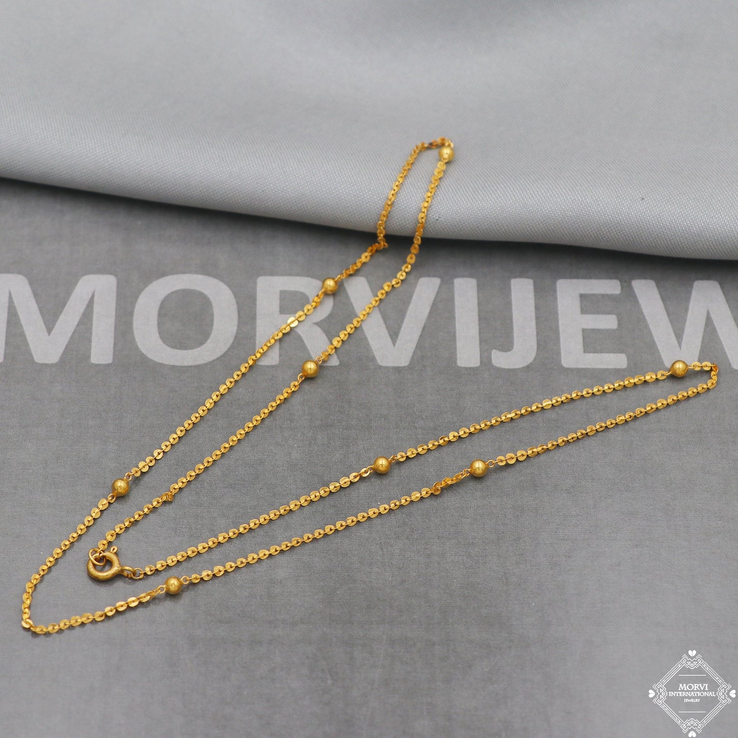 20k Gold Chain Necklace For men women Anniversary Wedding Gift chain, 20kt Handmade Gold Chain, pure gold necklace chain, K5108