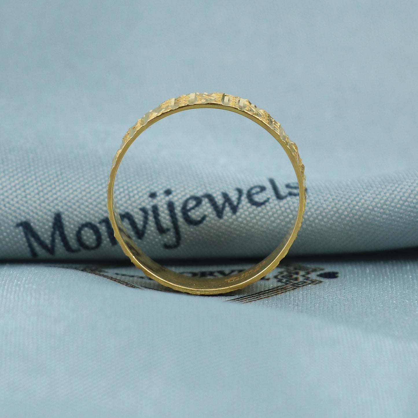 22k 22kt Engraved Band Ring Handmade Indian Jewelry For Gift, K5413