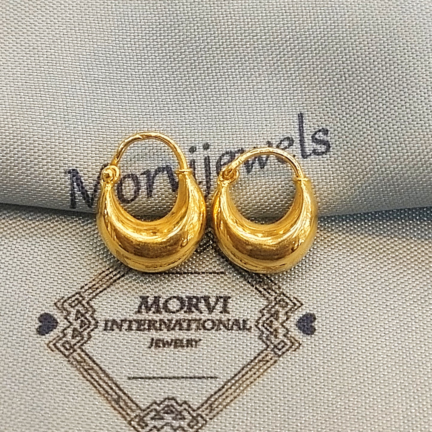 22k gold kundal hoop earrings for men and women single and pair, handmade indian gold yellow gold 22kt genuine gold jewelry from india