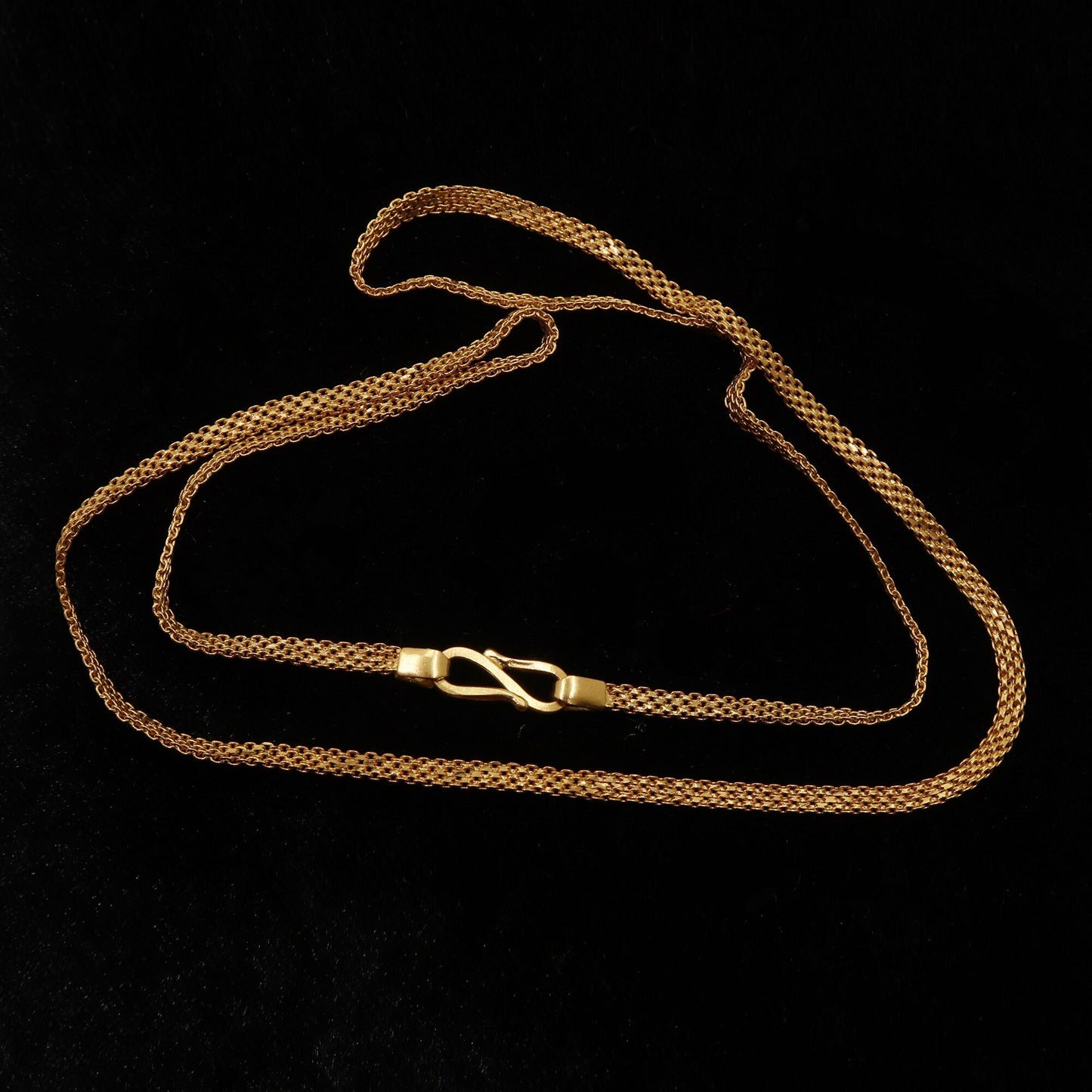 22kt 22k Solid Yellow Gold Chain Necklace unique For men women Anniversary Wedding Gift ,