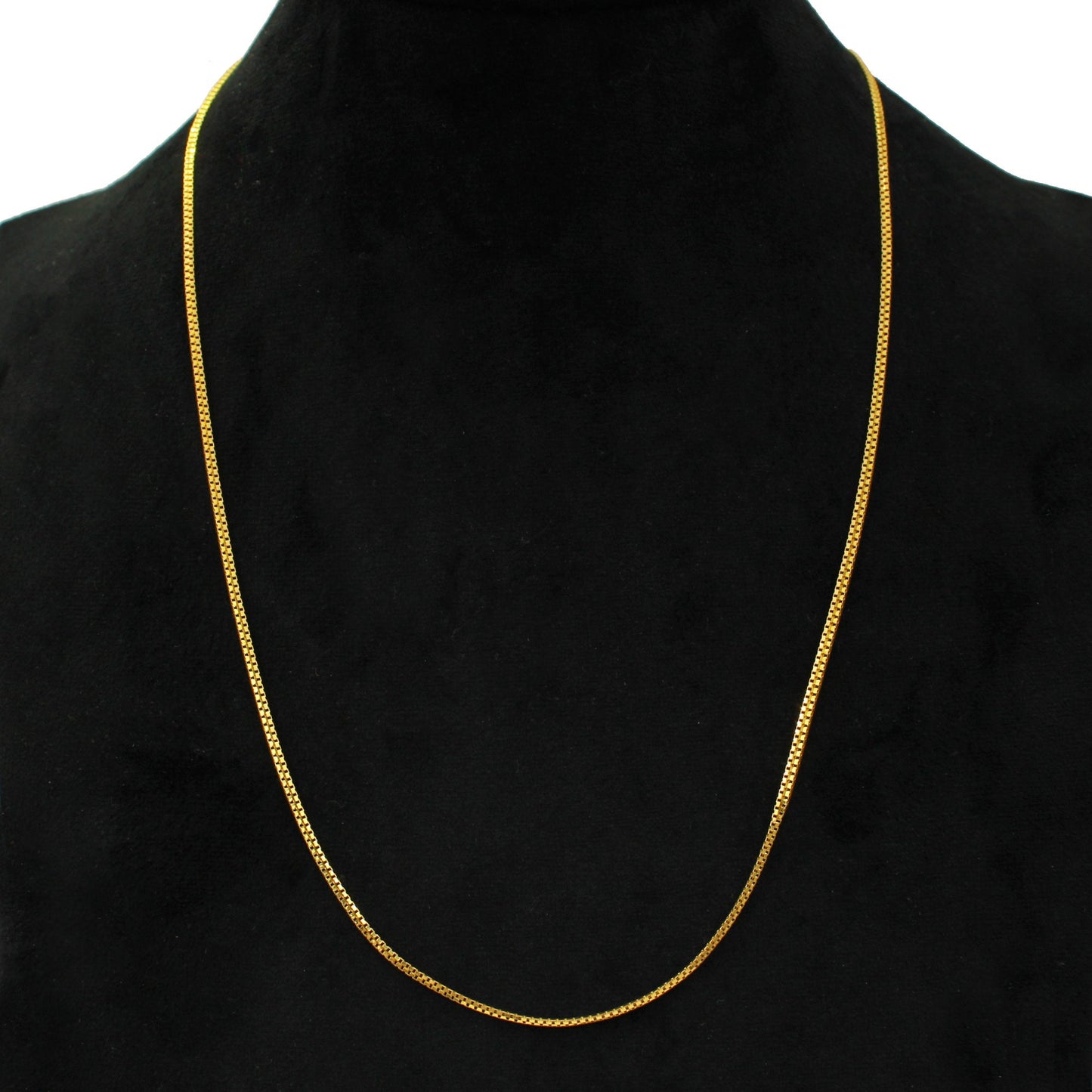 22k Gold Box Chain: Fine Jewelry Gift