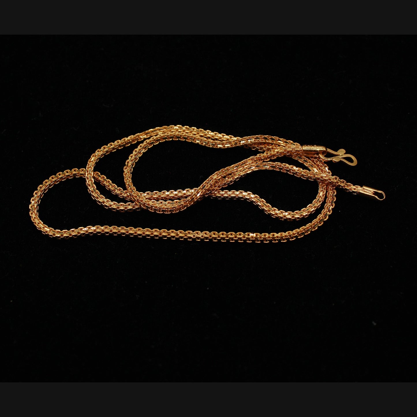 Fine 22k Solid Yellow Gold Chain Necklace For men women Anniversary Wedding Gift , Indian Gold Handmade necklace Jewelry 20 22 24 inches