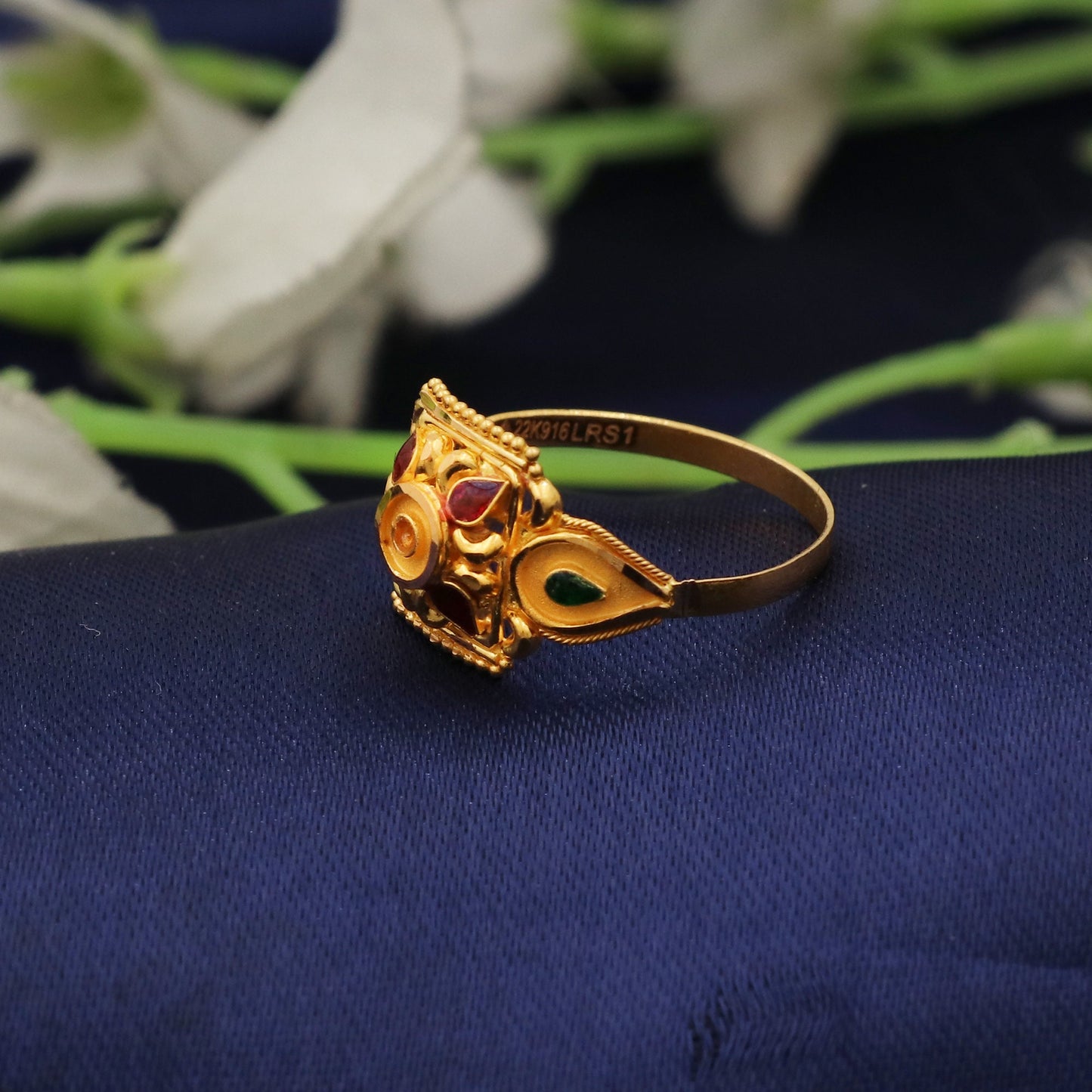 22k ring gold jewelry , K1851