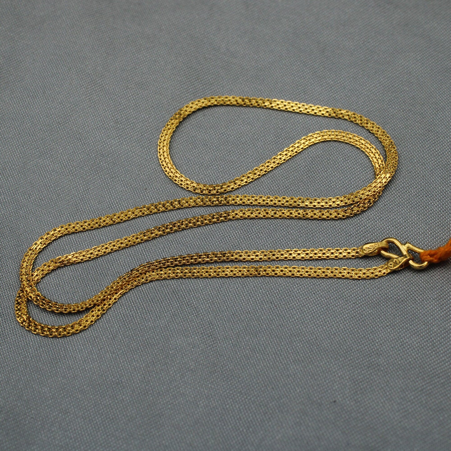 22k Yellow Gold Chain 21.5 inches, Necklace For men women Anniversary Wedding Gift , all size