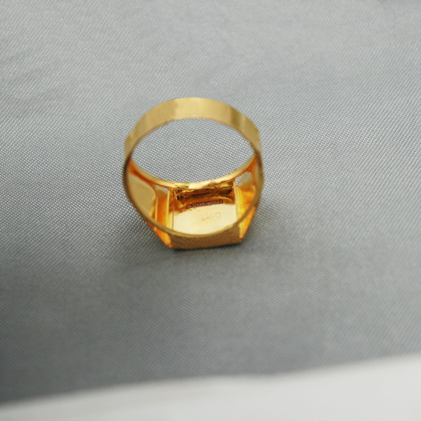 22k yellow gold handmade hand Carved Ring for Gift, 22k gold ring, indian gold ring, K1989
