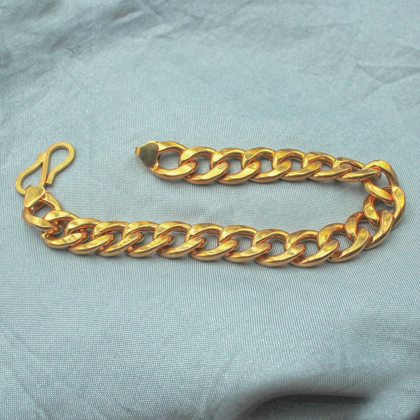 22k Gold Bracelet For men, Gold Bracelet indian gold jewelry, cuban curb bracelet gold men, birthday gift, royal look bracelet,