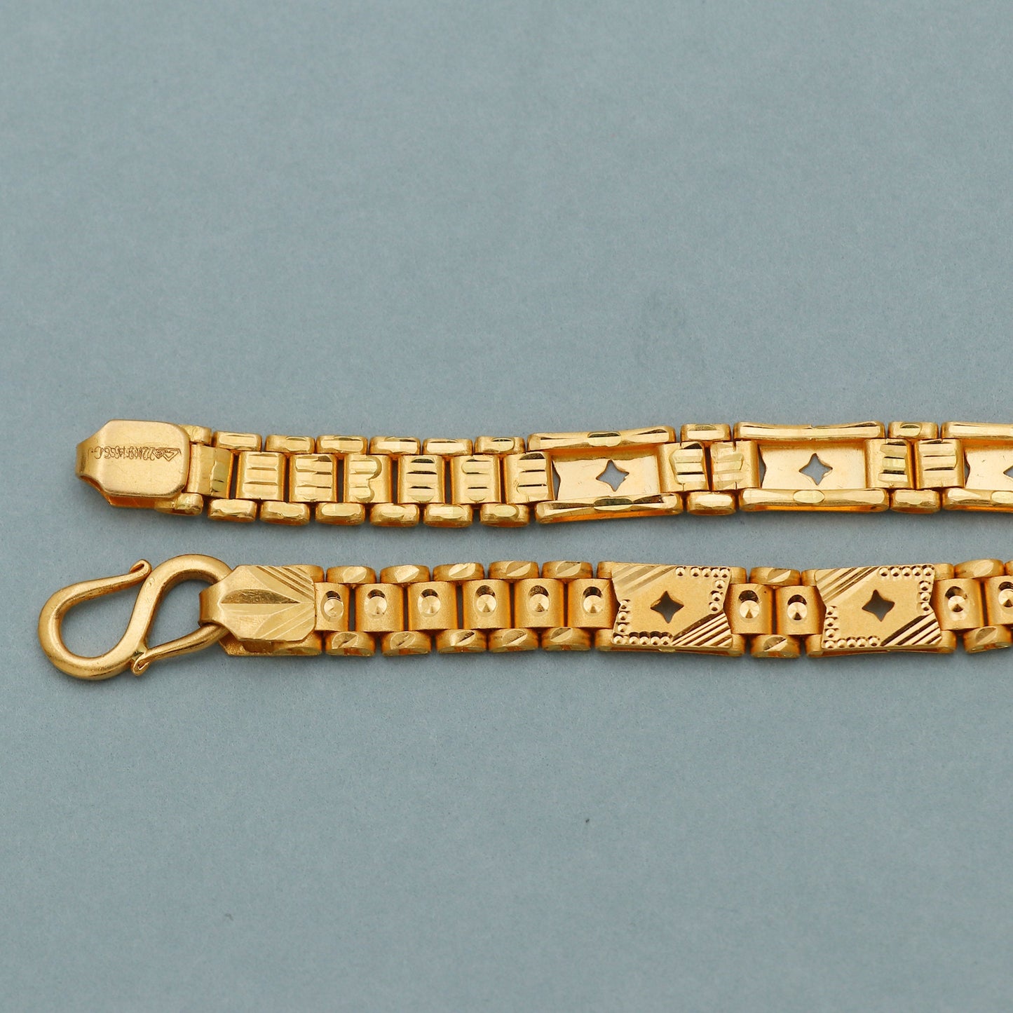 22k Gold Bracelet For men boy , Yellow Gold Bracelet, stylish design, Indian gold bracelet jewelry for gift