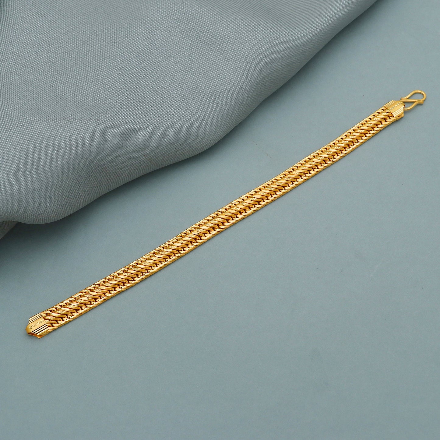 22k Gold Bracelet For men boy , Yellow Gold Bracelet, unique stylish design, Indian gold bracelet jewelry for gift