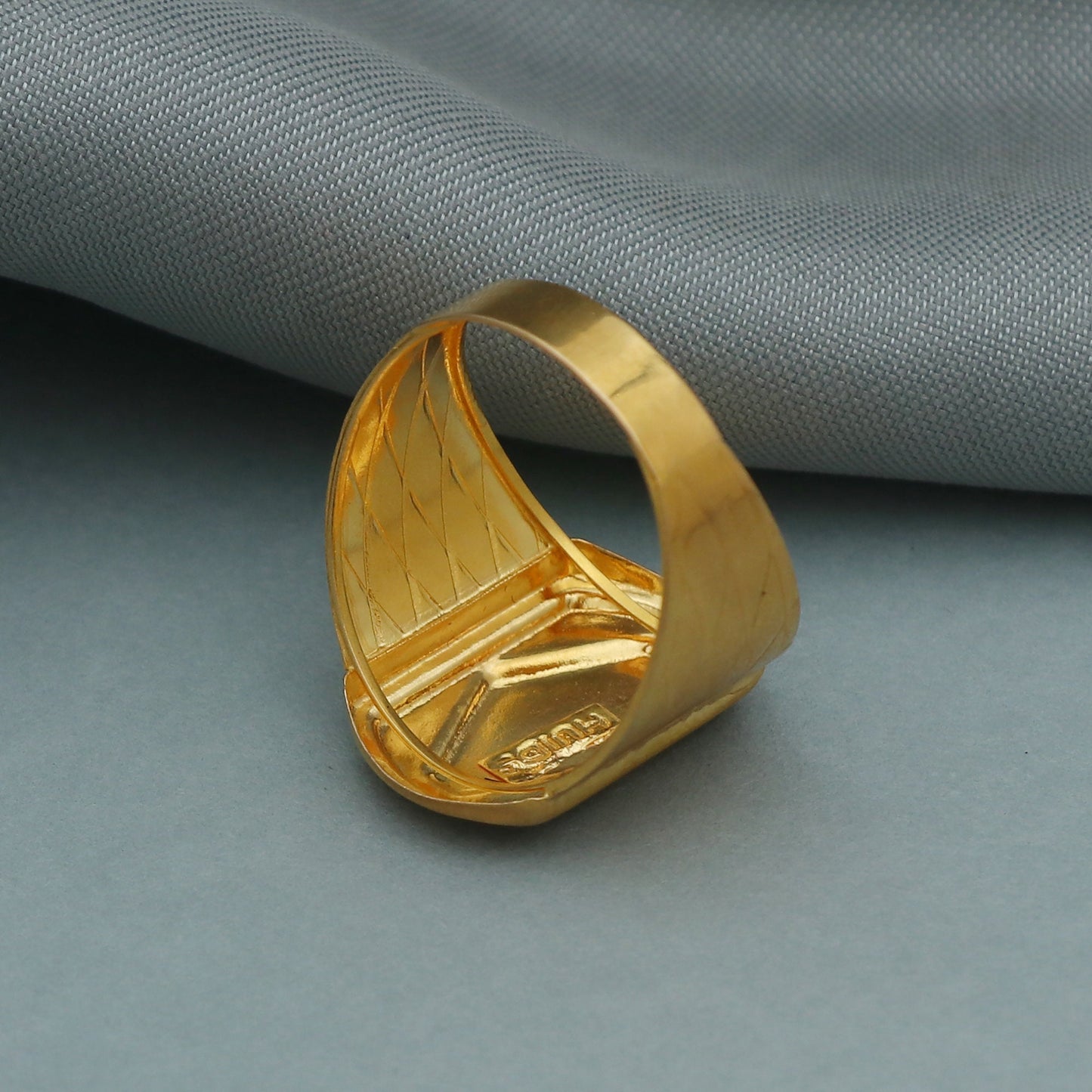 22k pure solid gold ring. men handmade ring. Men jewelry. genuine 916 gold purity with government hallmarks . Indian jewelry