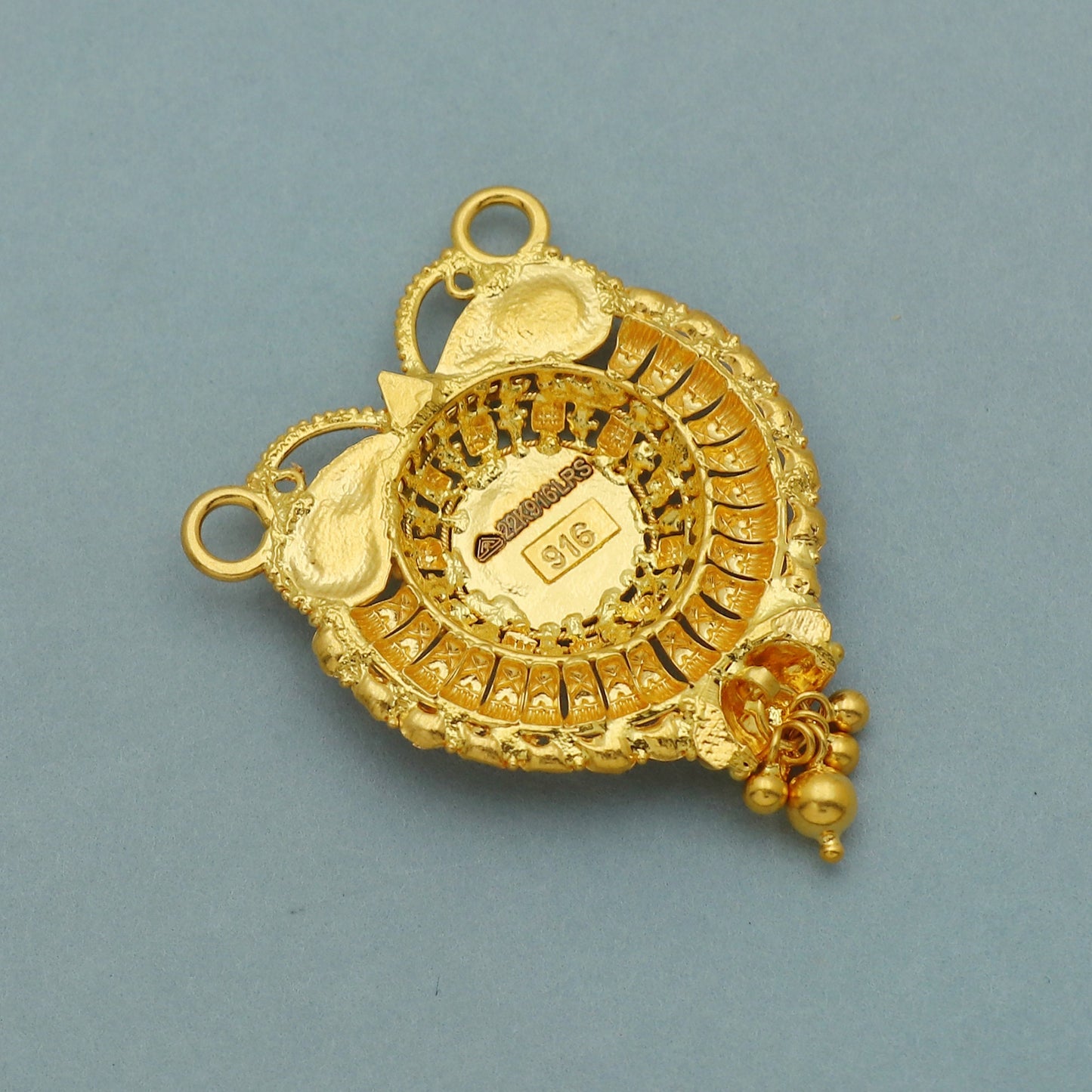 22k Gold Pendant Handmade Jewelry,