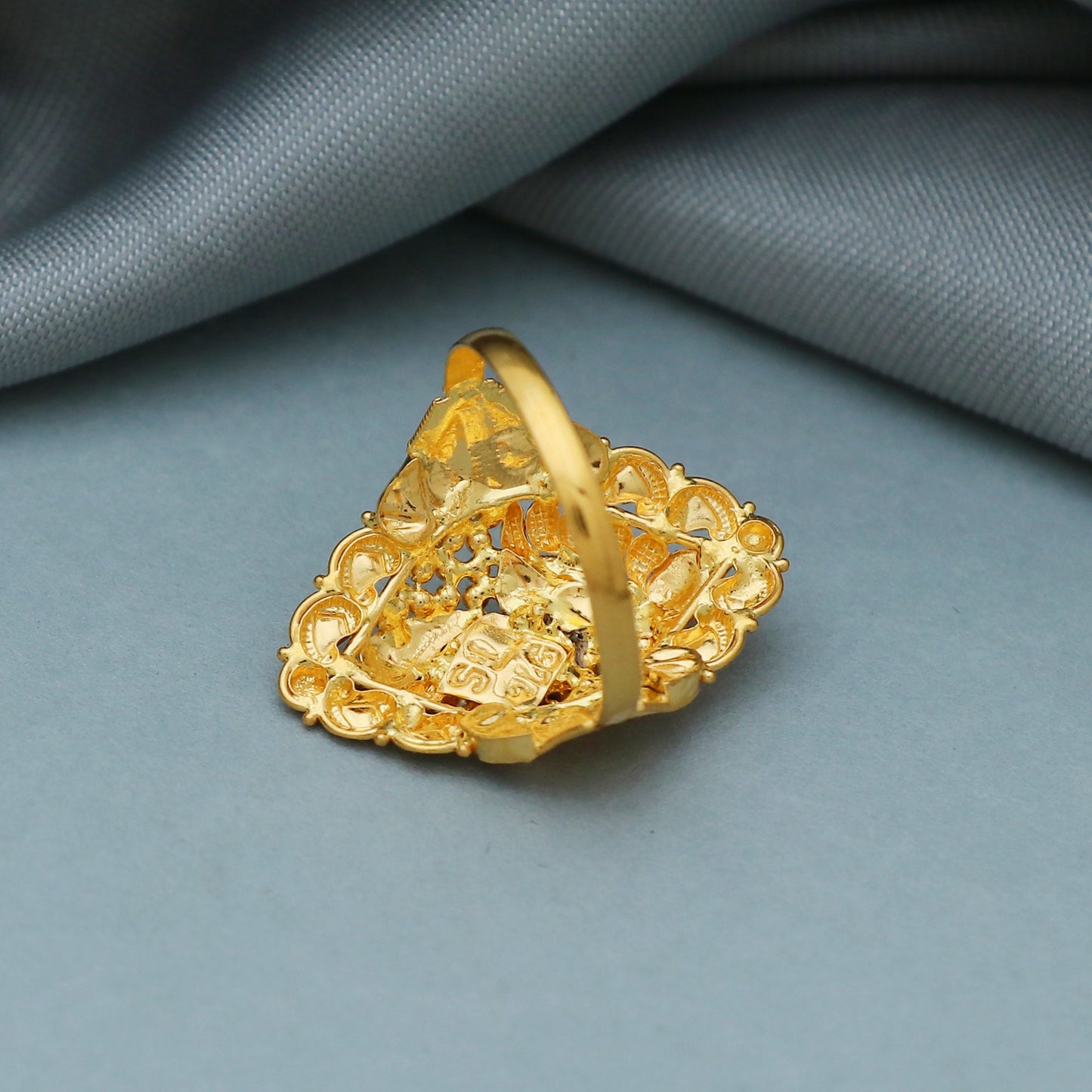 22kt 22k yellow gold women ring, K3808