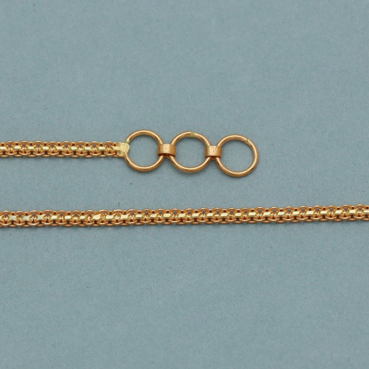 ear chain 22k yellow gold ear chain for earrings, 22k gold kaan chain, kanoti gold, K4107