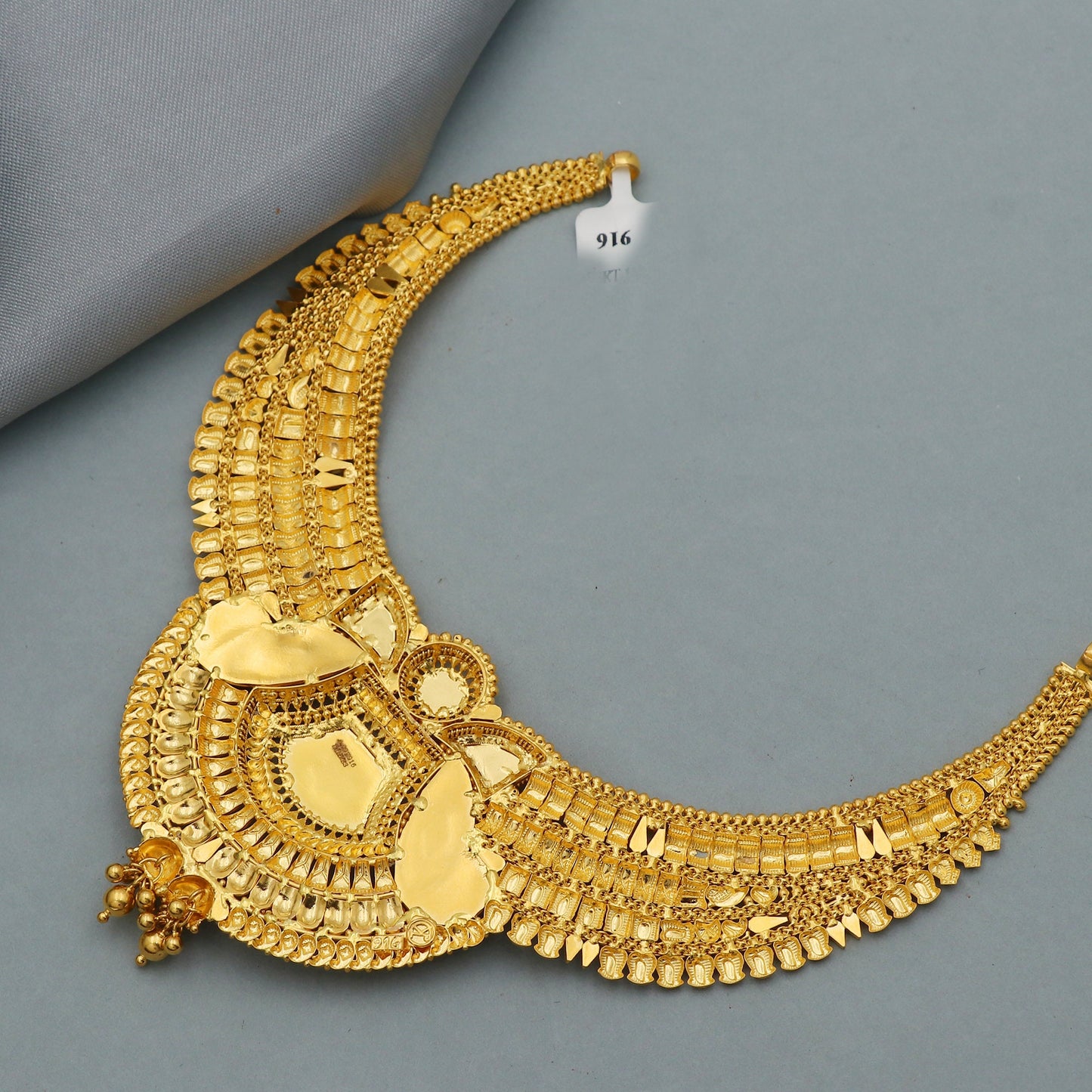 22k pure gold necklace set