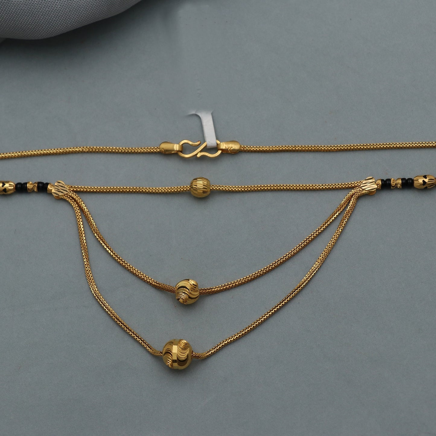 Handmade 22k Gold Mangalsutra Necklace: Indian Wedding Jewelry