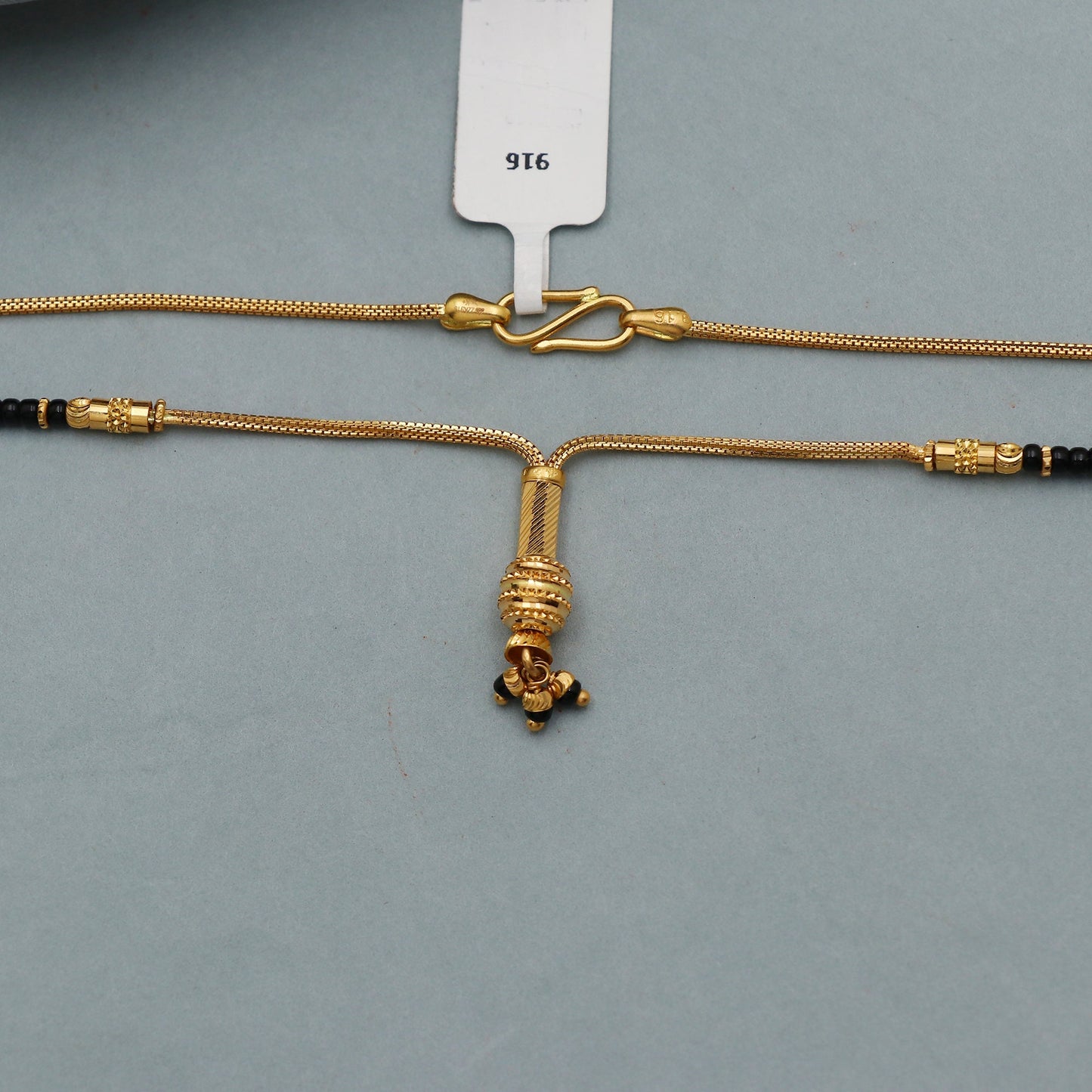 Pure Handmade 22k Yellow Gold Chain Necklace Jewelry, 22k gold box chain, pure gold necklace indian gold chain necklace,