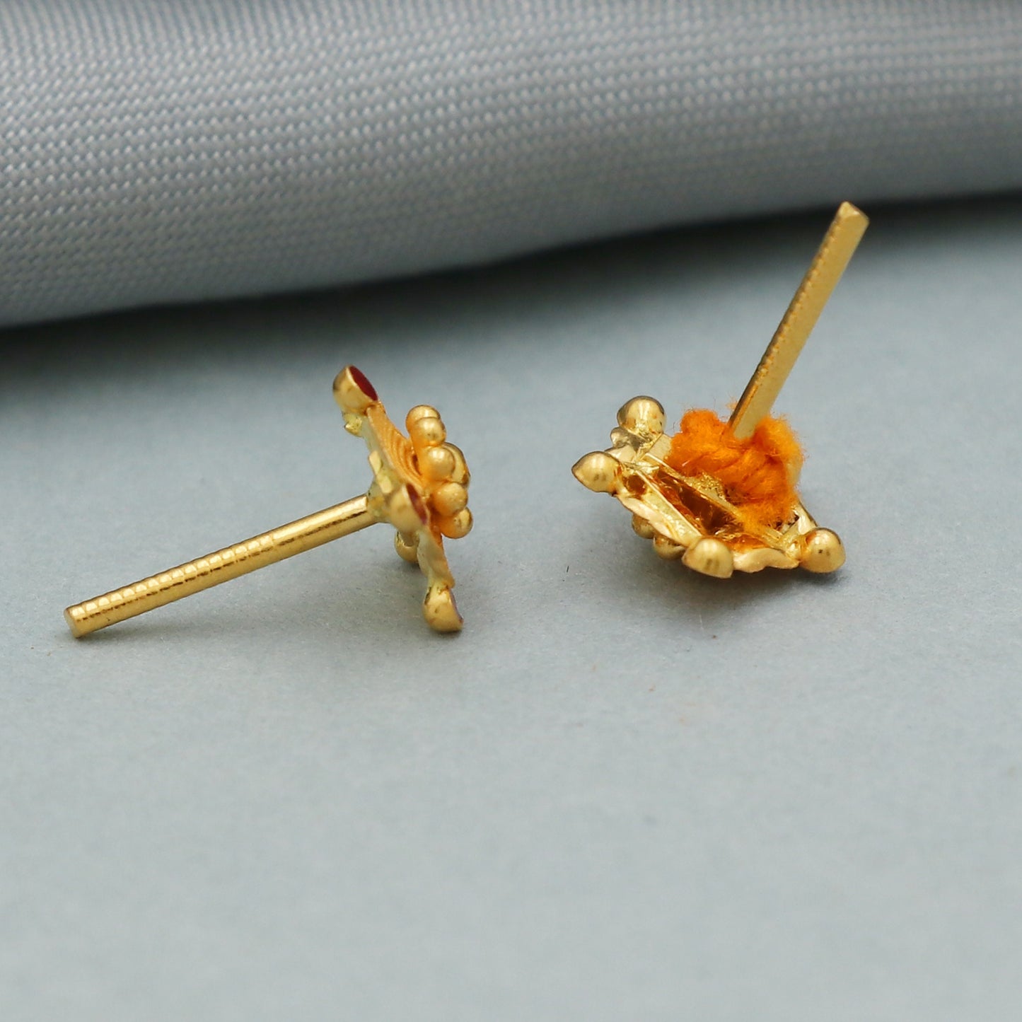 22k gold earrings studs Indian Jewellery