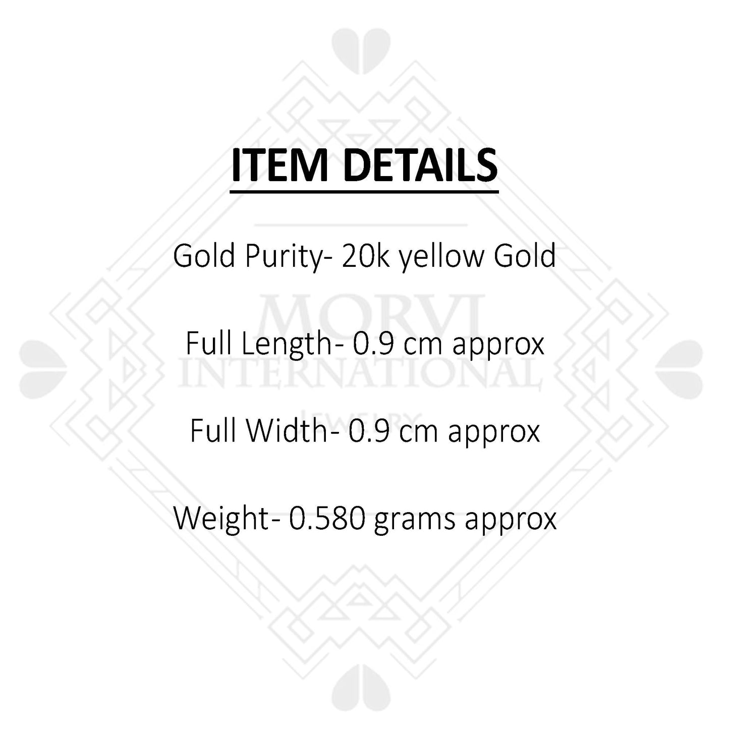 Pure 20k Yellow Gold Hoop Bali Earrings , Handmade Yellow gold chain earrings small tiny, mother Day gift, dainty indian gold earrings gift