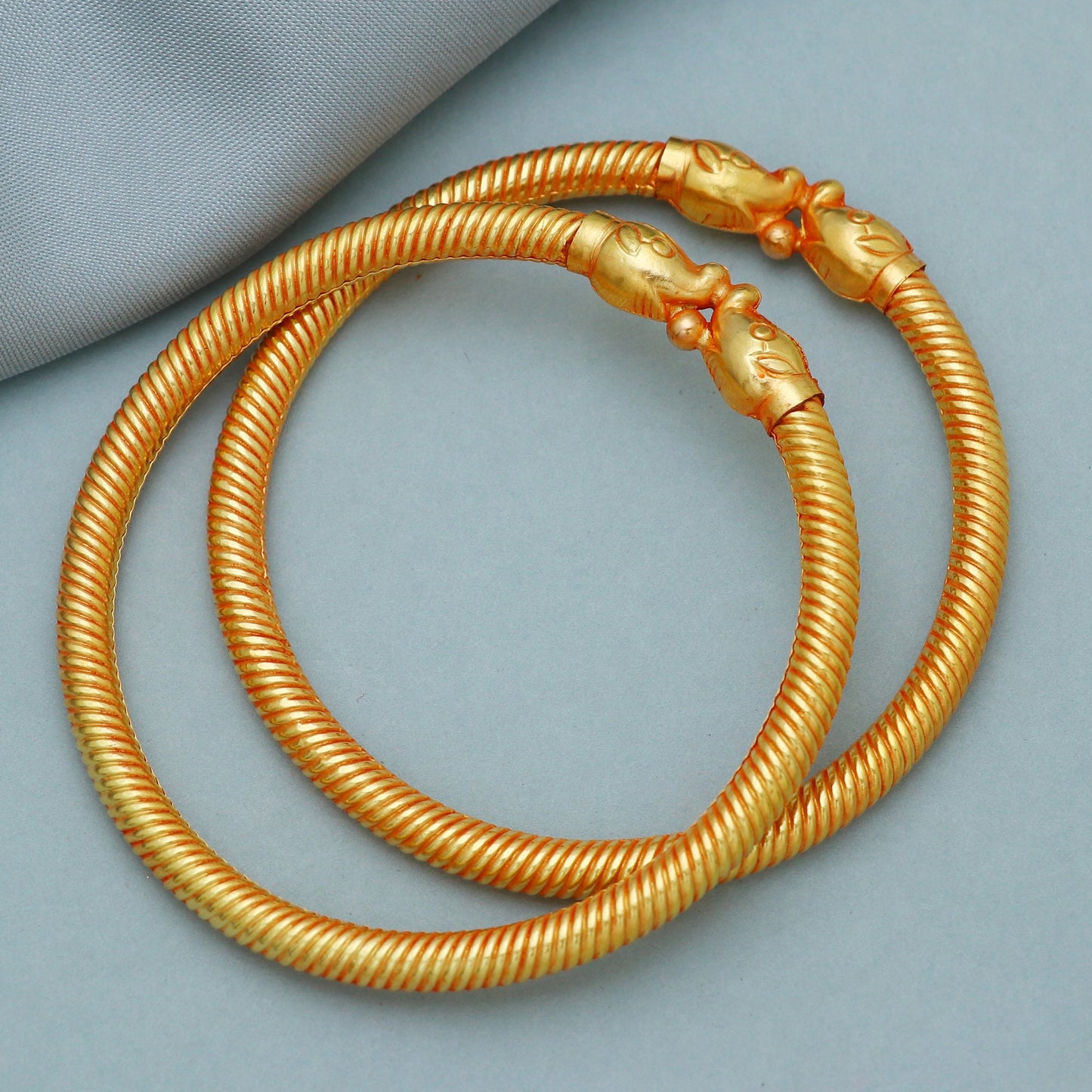 22k 22kt yellow gold bangle hallmarked bangle bracelet indian jewelry, amazing vintage style elephant face bangles
