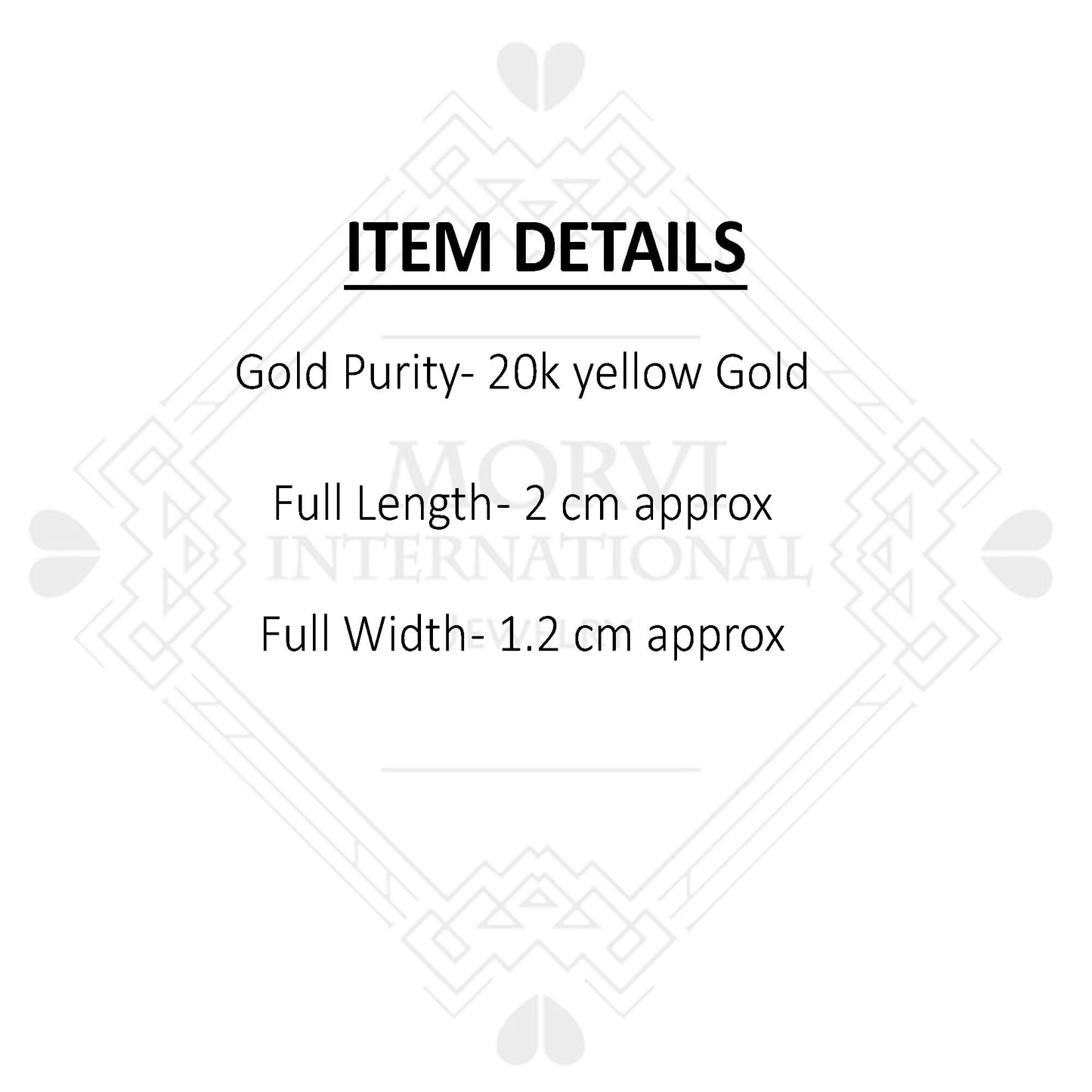 Pure 20k Yellow Gold Hoop Bali cartilage Earrings , Handmade Yellow gold chain earrings for women, dainty indian gold earrings gift
