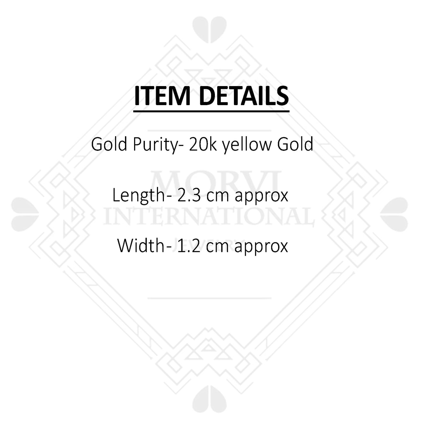 20k Yellow Gold Hoop Earrings, Handmade gold chain earrings for women, indian gold earrings jewelry, Gold chain Hoop, K3716