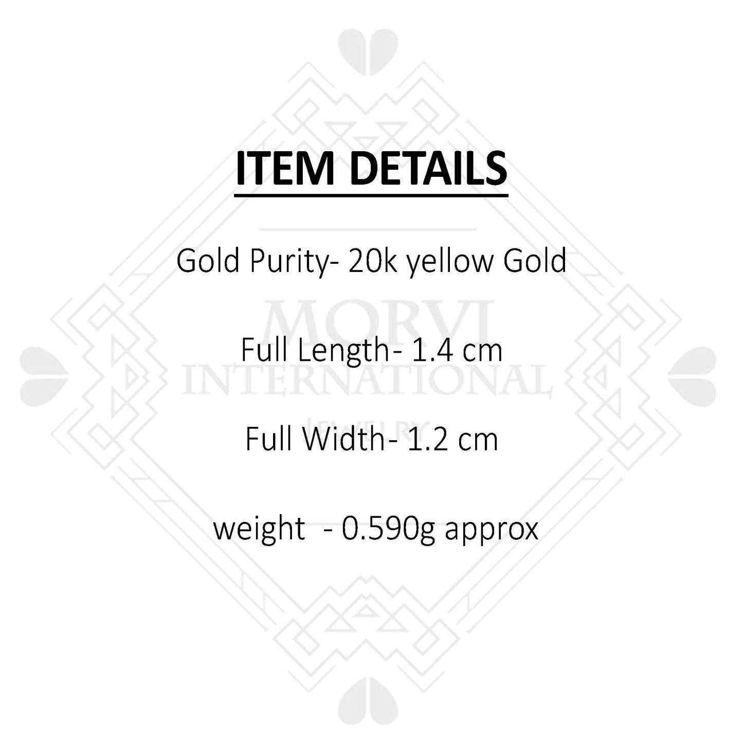20k Yellow Gold Hoop Bali Earrings, Huggies, Beads Handmade gold cartilage earrings for women, Christmas gift, dainty Indian gold earri