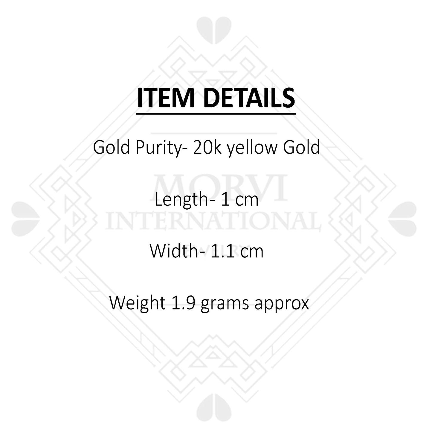 20k Yellow Gold Hoop Bali Earrings , Handmade Yellow gold earrings for women, Valentine Day gift