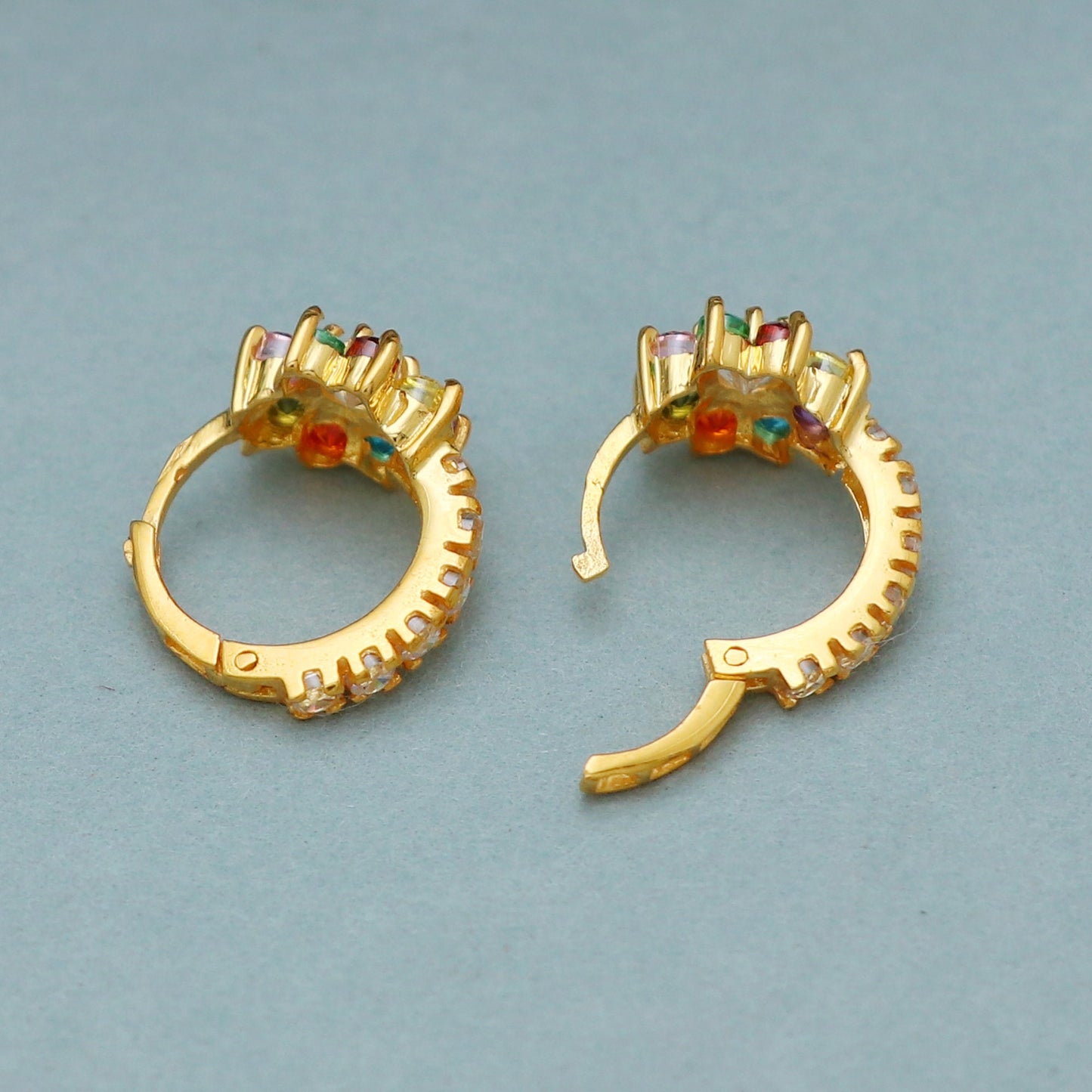 Very Small Pure 20k Yellow Gold Hoop Bali cartilage Earrings , Handmade gold earrings for women, mother Day gift, indian gold earrings