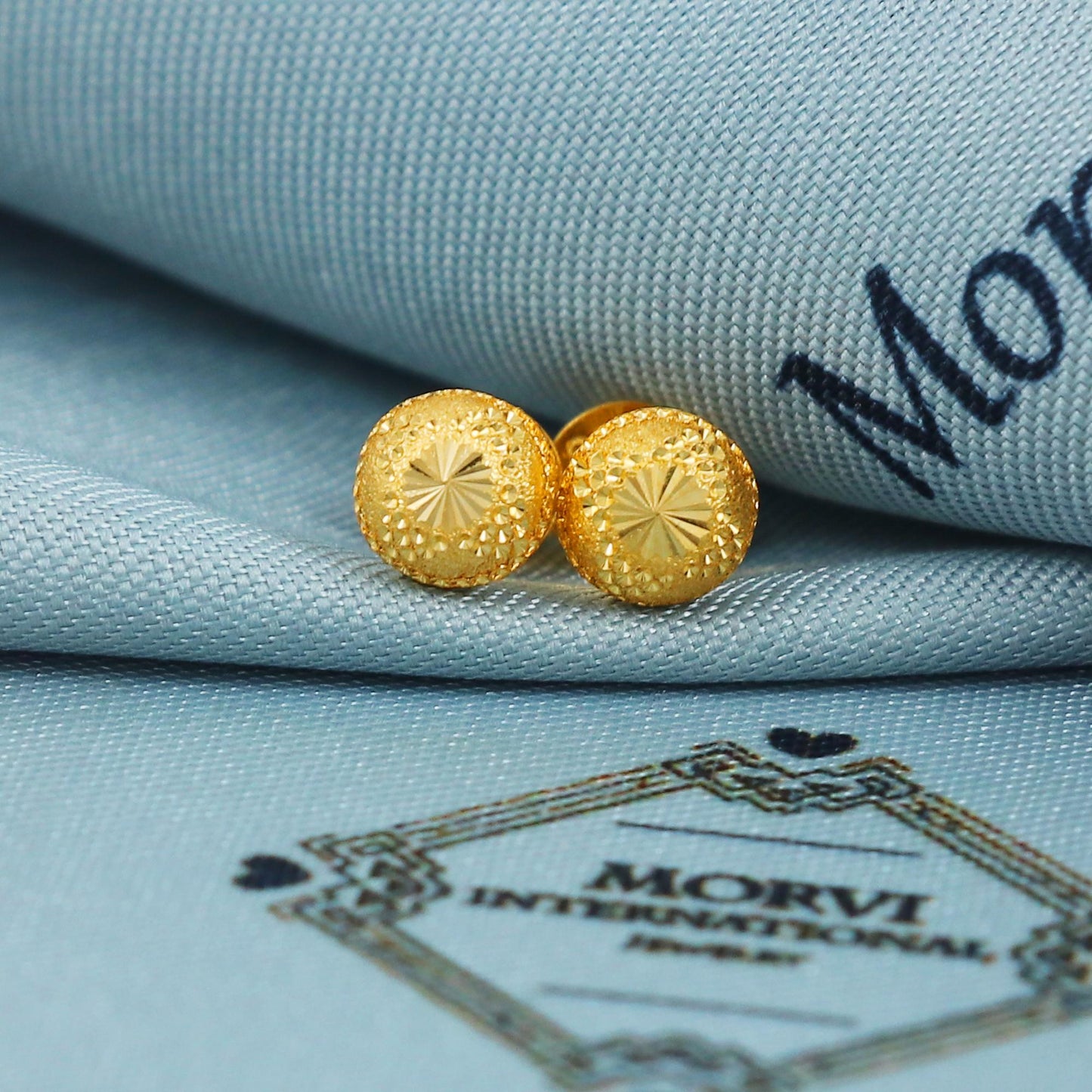 Small 22k Gold Stud Earrings gift