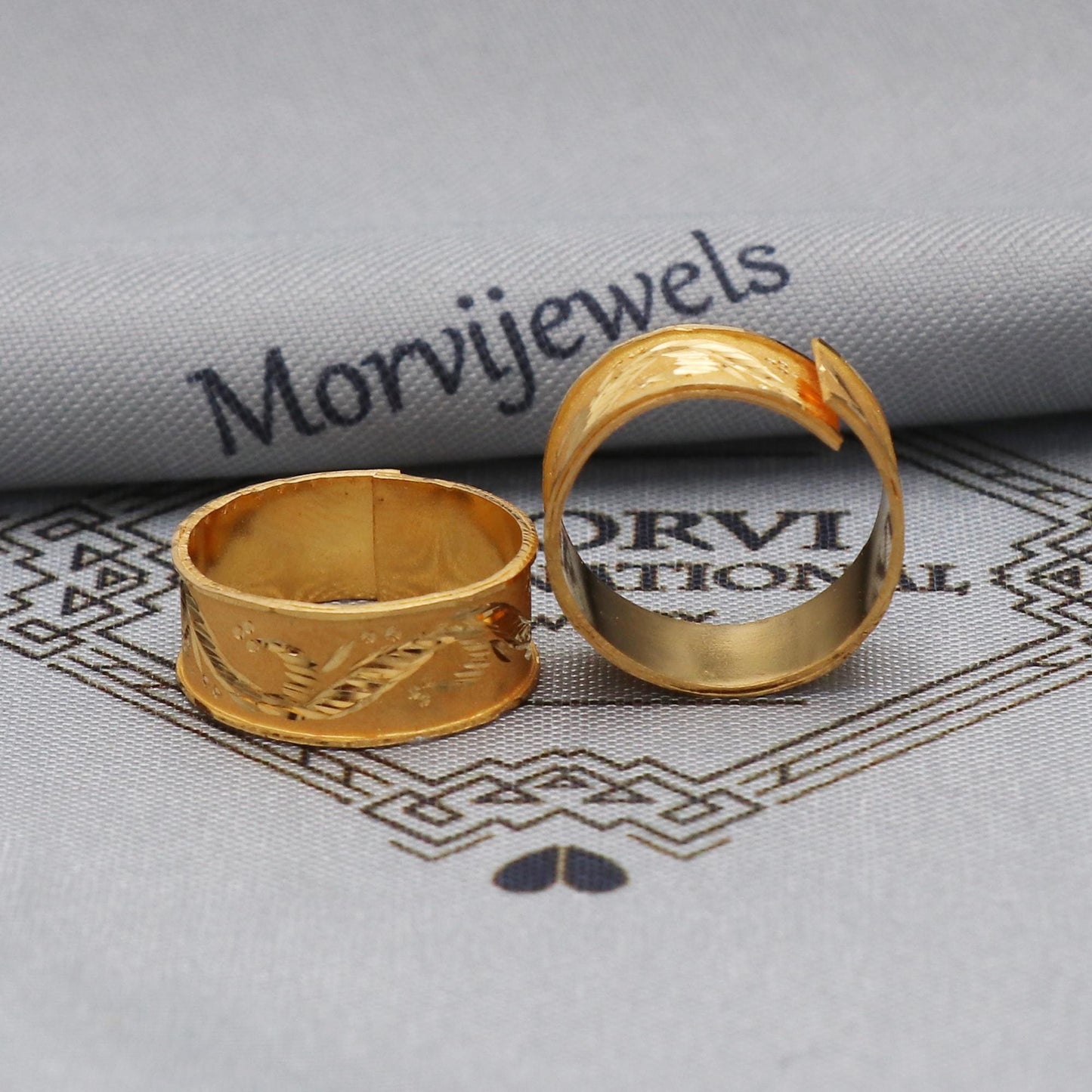 Solid 22k Gold toe ring, real gold leg finger ring, Handmade gold toe ring , Indian gold toe jewelry, real gold bichiya Gift, K5652