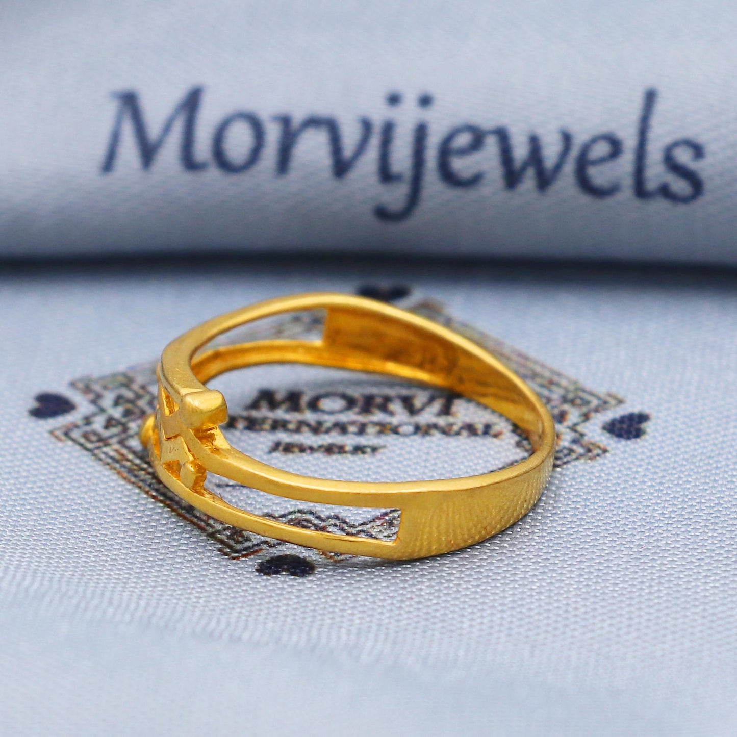 22kt 22k Fine Gold Ring Size 6 7 8 and All Size, 22k Gold Band Ring, 22karat Gold Ring, Hand crafted Pure gold ring, K5740