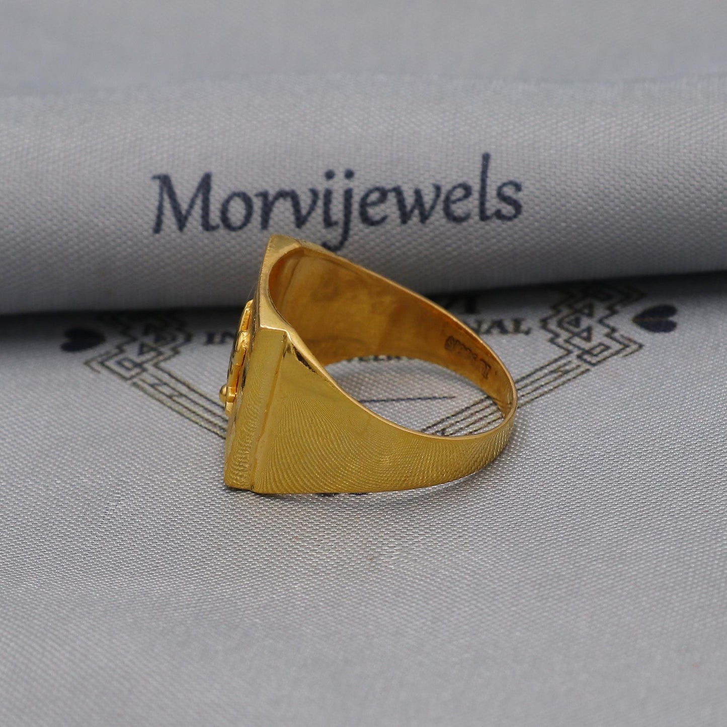 Maa 22k Gold Handmade Ring Indian Jewelry, K6004
