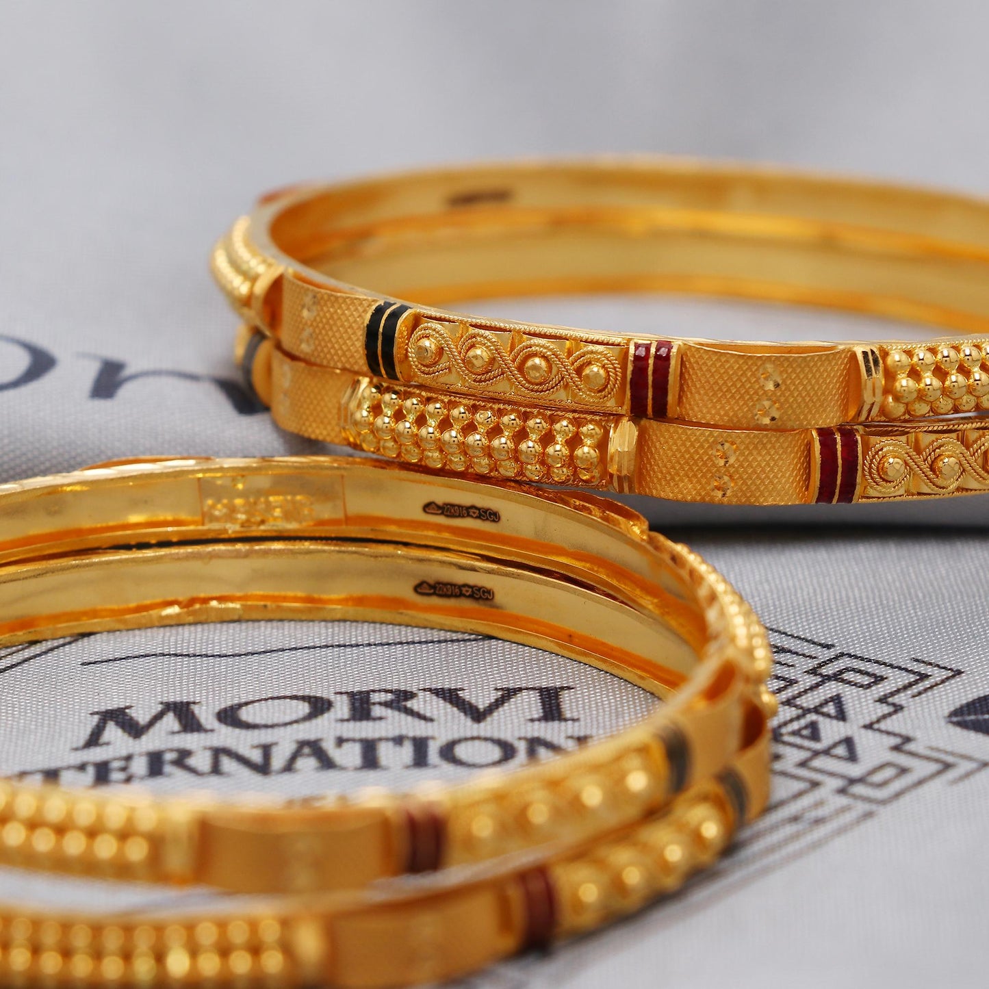 Pure 22k Gold Bangles Indian Handmade Asian vintage design, Traditional, Bangle Bracelet Wedding women Jewelry