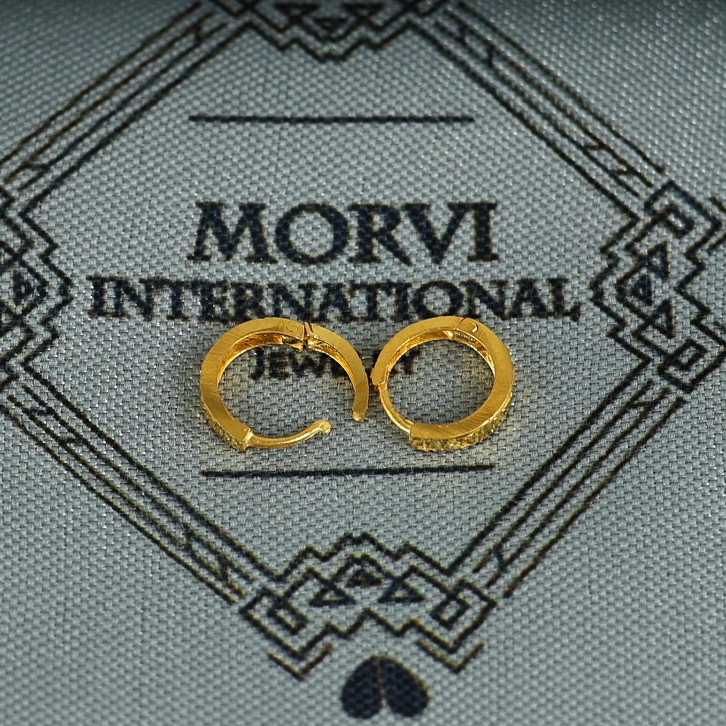18k Gold Hoop Bali Earrings , Handmade Yellow gold earrings for women, Small Tiny Hoops, dainty indian gold earrings for teens, K6992