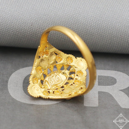 22kt 22k Yellow Gold Ring Jewelry, Handmade Indian Vintage and antique design, Pure Gold Ring, All Size, K5033