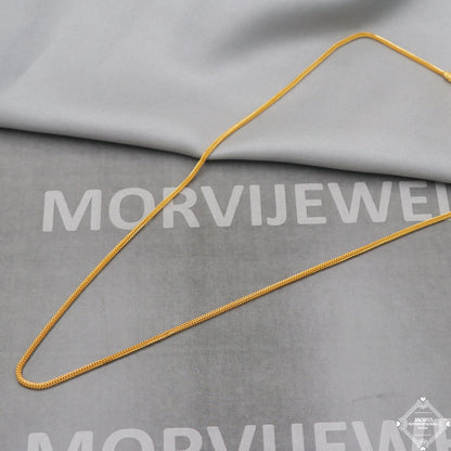 22k Gold Chain Necklace style For men women Anniversary Wedding Gift chain, 22kt Handmade Gold Chain, pure gold necklace chain, K5103