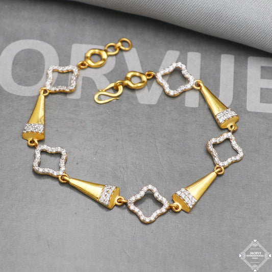 22k Gold Women Bracelet Jewelry, K5267