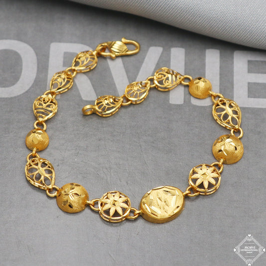 22k Gold Women Bracelet Jewelry, K5269