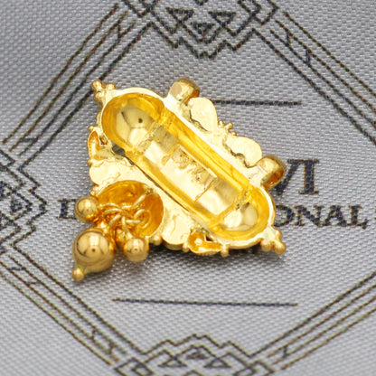 Solid 22k Yellow Gold Pendant Handmade Jewelry, Pure gold locket indian, gift for wife, K5514