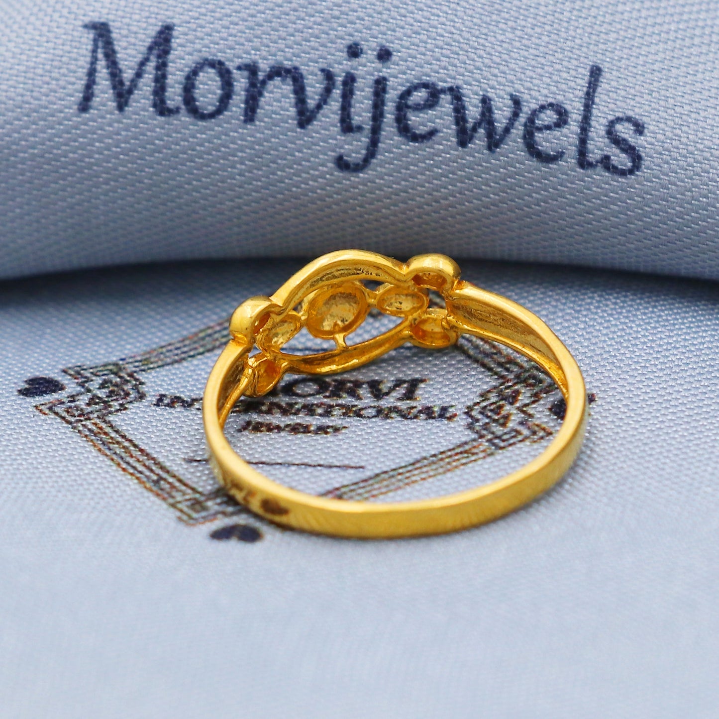 Solid 22k Yellow Gold Ring Size 6 7 8 and All Size, 22k Gold Ring, Indian Gold Ring, K5716