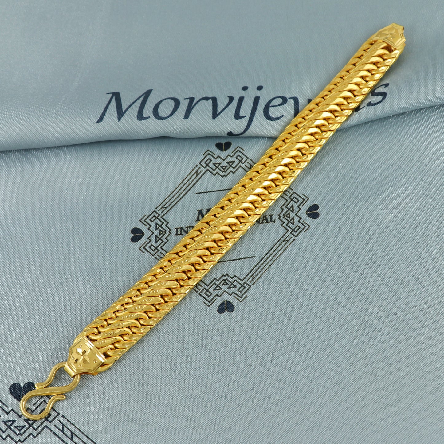 Vintage Design 22k Gold Bracelet , 22k yellow gold real bracelet handmade Indian jewelry, K7185