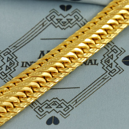 Vintage Design 22k Gold Bracelet , 22k yellow gold real bracelet handmade Indian jewelry, K7185