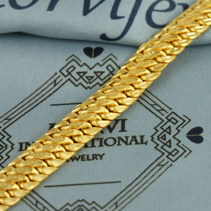Vintage Design 22k Gold Bracelet, 22k yellow gold real bracelet handmade Indian jewelry, K7186