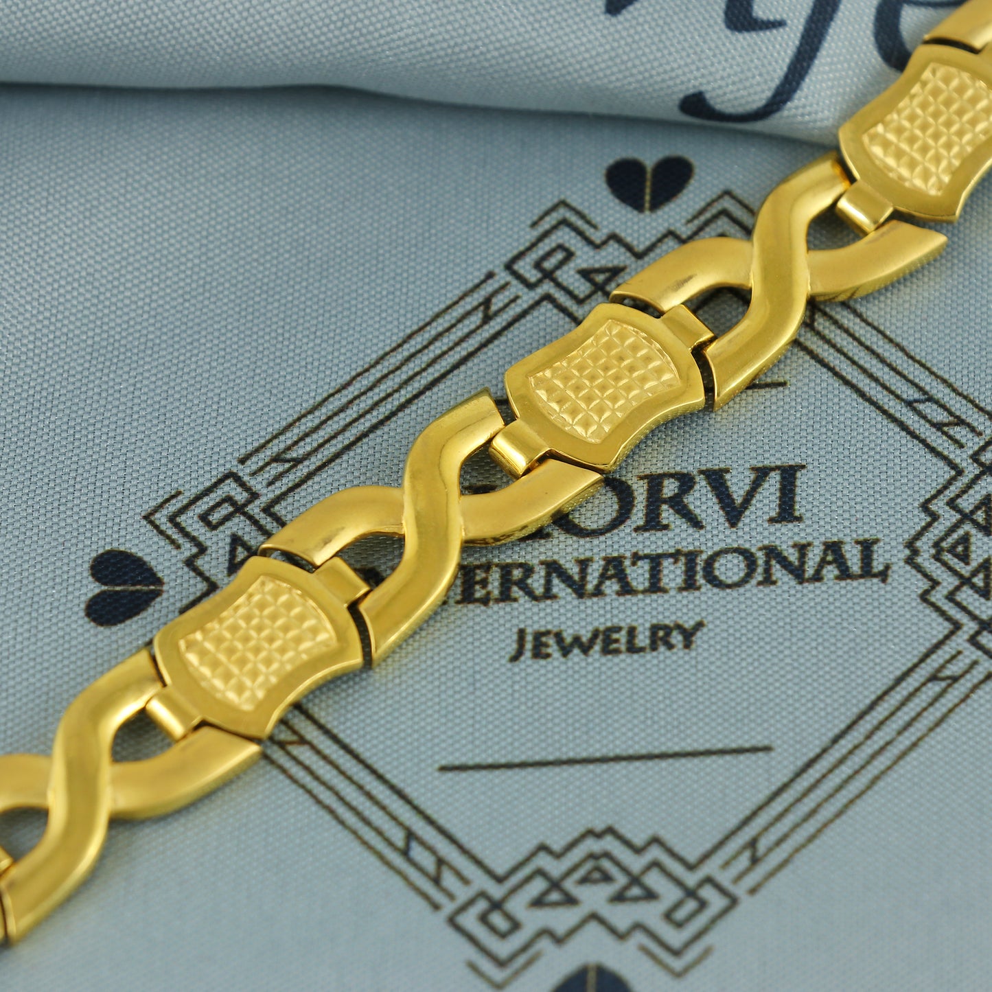Vintage Design 22K Gold Bold Link Bracelet, 22k Yellow Gold Real Bracelet Handmade Indian Jewelry, K7188