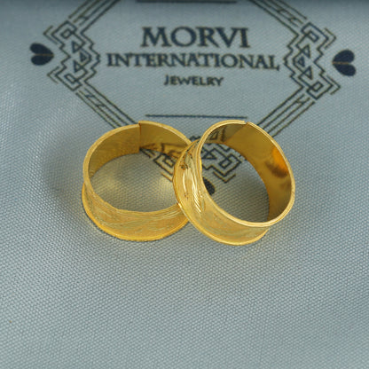 Beads 22k Yellow Gold bichiya toe ring, Handmade gold toe ring pair for women, Indian gold toe jewelry, real gold bichiya Gift, K7200