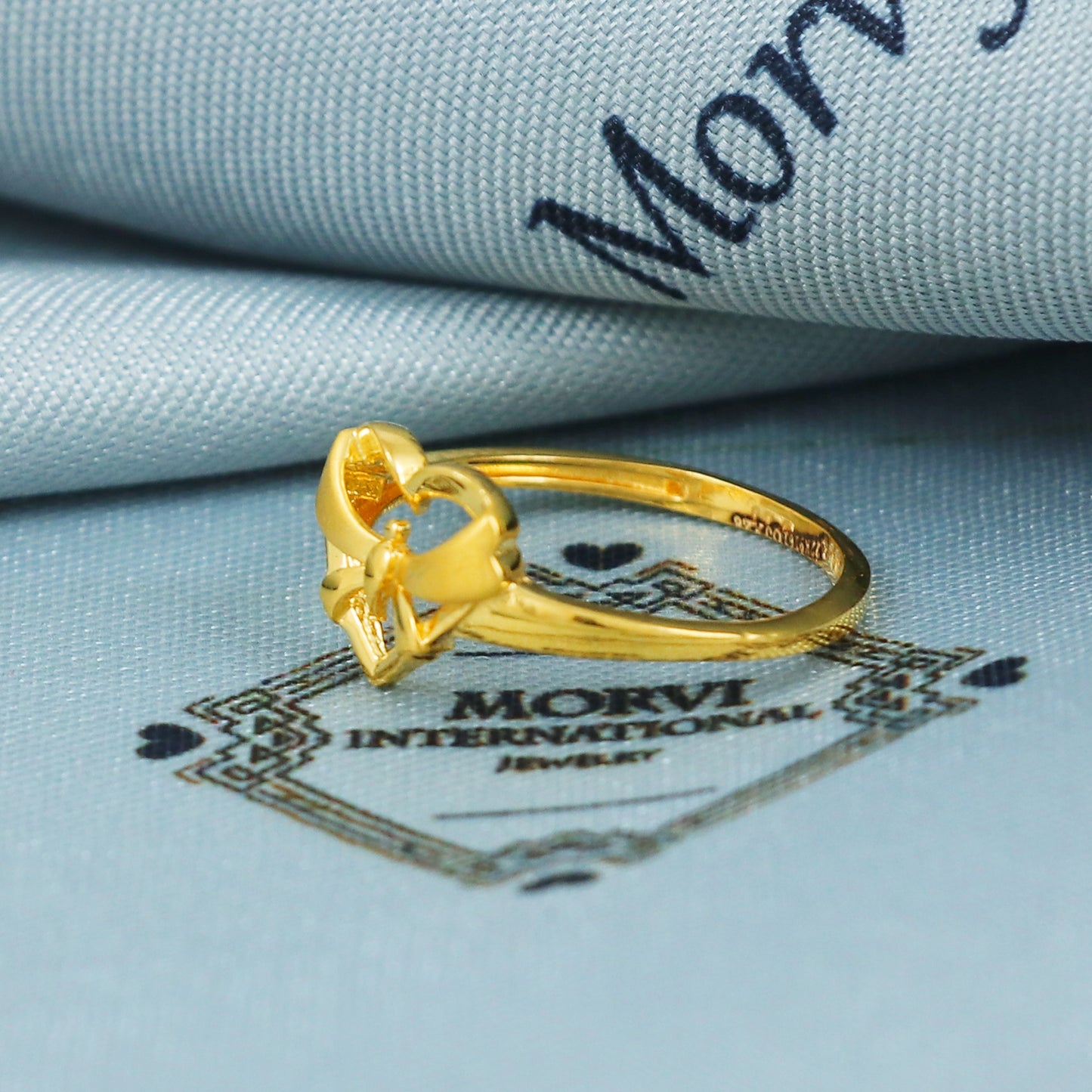 22k Gold Ring Dainty Indian Jewelry Exclusive Authentic BIS Stamped "22k916" Jewelry, MJ0008