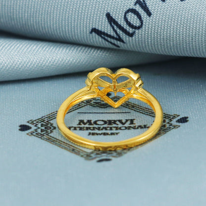 22k Gold Ring Dainty Indian Jewelry Exclusive Authentic BIS Stamped "22k916" Jewelry, MJ0008