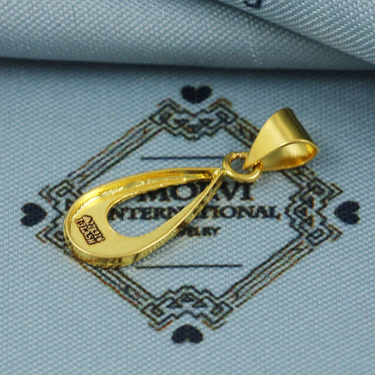 22k Gold Pendant Indian 22kt Two Tone Jewelry Exclusive Authentic BIS Hallmarked Stamped "22k916" Jewelry, MJ0070