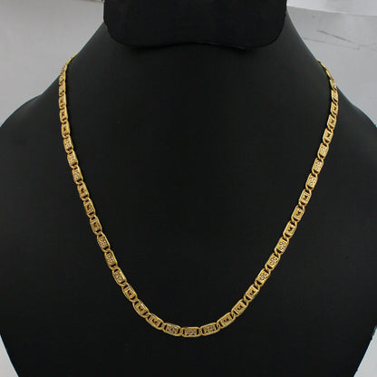 22k Gold Chain Necklace Jewelry, Indian Gold Necklace, pure gold chain necklace