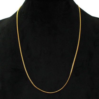22k Gold Box Chain: Fine Jewelry Gift